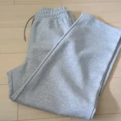 ユニクロC スウェットワイドパンツ グレー S 丈長め 新品同様