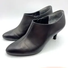 ❀美品 ダイアナ ショートブーツ ブーティ 黒 ブラック 24.5cm