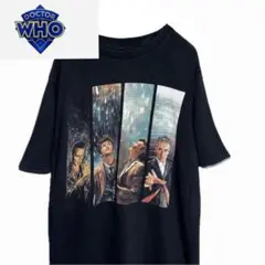 Doctor Who 半袖Tシャツ ブラック 黒 ドクターフー シネマt