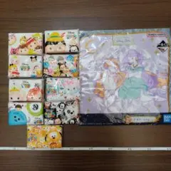 ディズニー ハンドタオル ポケットティッシュ9個 セット