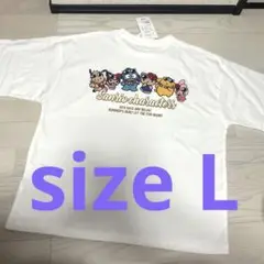 サンリオキャラクターズ　レディース半袖Tシャツ　キティ　ポチャッコ　ハンギョドン