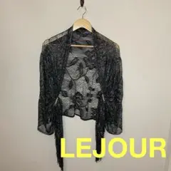 LEJOUR ルジュール フォーマル ショール ブラック