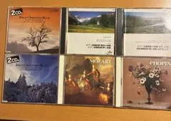 クラシックCD６枚★バッハ★モーツァルト★ショパン★リスト★シューベルト