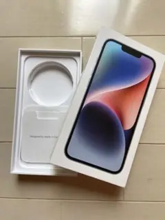 iPhone14空箱 ステッカーシール.SIMピン付き