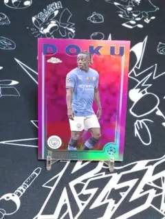 topps chrome ucc Jeremy Doku /250