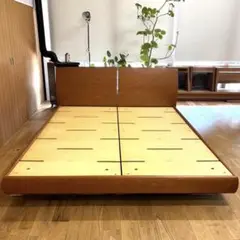 アルフレックス　ポピー　クイーンベッド　フレーム　モダン　高級
