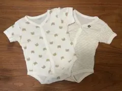半袖ロンパース2枚セット　70サイズ