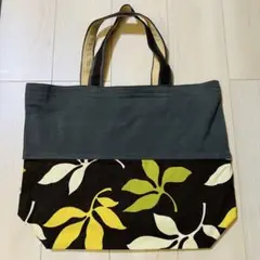 葉柄トートバッグ ハンドメイド