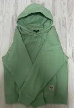Stussy ミントグリーン フード付きパーカー Mサイズ