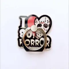 ホラーバンカーリング I Love 80s horror スマホリング