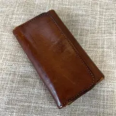 COACH コーチ　レザーキーケース　メンズ　ブラウン　茶