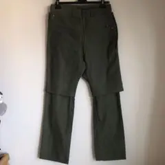 COUNT THREE レイヤードカーキパンツMサイズ