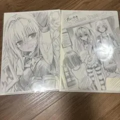 ToLOVEる 15周年記念 原画展 クリアファイル 鉛筆画 ヤミ