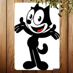 フィリックス・ザ・キャット Felix the Cat ブリキ看板 (凹みあり)