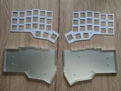 Corne Choc v2用 ケース シルバー