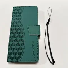 OPPO Reno7 A ケース 手帳型 ケース 高級PUレザー グリーン