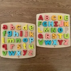 Hape アルファベットパズル 大文字＆小文字セット