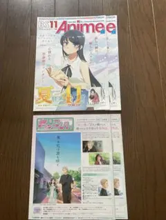 きゃらびぃ8/20号　2冊　薫る花は凛と咲く　bs11プログラムガイド2部未読品