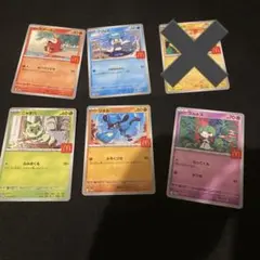 マクドナルド ポケモン コラボ プロモカード 5枚セット