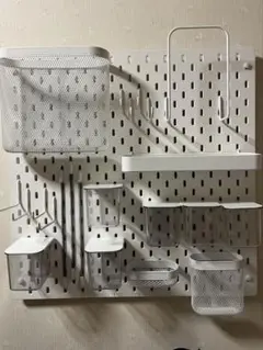 IKEA SKÅDIS 　スコーディス　 有孔ボード　56x56cm 他セット