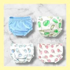 アイスクリーム柄パンツ 100-130 4枚セット 未使用 かわいい