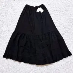 Spick&Span コットン クレープ ギャザー スカート ロングスカート