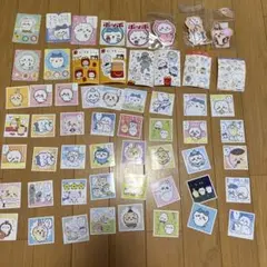ちいかわ うさぎ ハチワレ ステッカー ポッポ カレー お台場 百均 マック