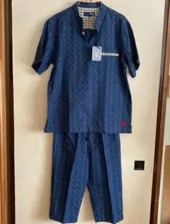葛飾北斎　メンズ甚平セットアップMサイズ新品未使用