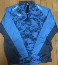 ★アンブロ ウィンドブレーカー★美品 青 XO