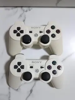 デュアルショック3 ps3 コントローラー　白　2台