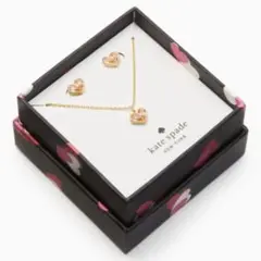 新品 ケイトスペード プレゼント box ネックレス ピアス セット ハート
