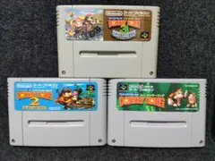 スーパードンキーコング 1 2 3　SFC　3本まとめ売り　スーパーファミコン