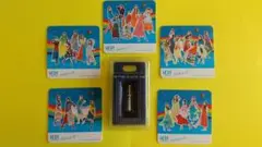日向坂46の虹【非売品】スカツリコースター5枚組&おまけ スカツリ3Dピンズ