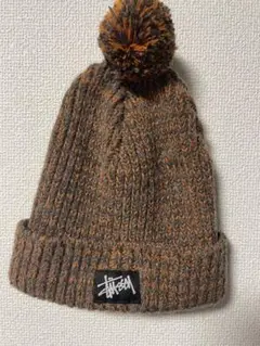 激レア 90s OLD STUSSY ニット帽 ボンボン カナダ製 希少カラー