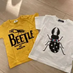 キッズ 半袖Tシャツ クワガタ カブトムシ　昆虫