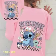 夏休みセール☆新品未使用品☆スティッチピンクTシャツ