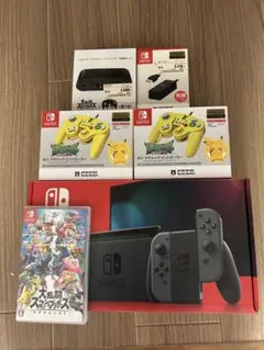 Switch本体、スマブラ完備セット