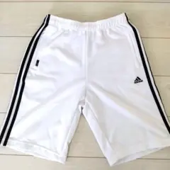 adidas ホワイト ショートパンツ L