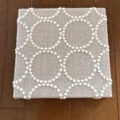 ミナペルホネン　タンバリン　グレー　ファブリックパネル
