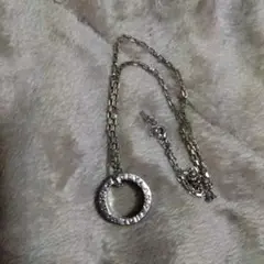 真鍮　リングペンダント ネックレス