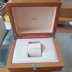 【新品未使用!!】 OMEGA オメガ ウッドケース 時計用 純正 外箱蓋無し