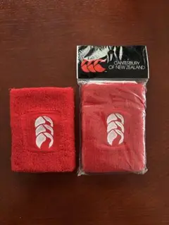Canterbury リストバンド レッド 2個セット