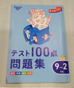 未記入！ベネッセ チャレンジタッチ3年生 テスト100点問題集9～2月 国算理社