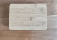 ダイソー　竹ボックスミラー