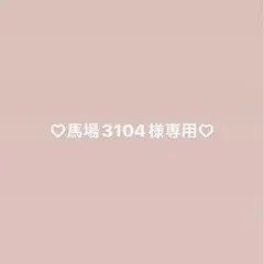 馬場3104様専用