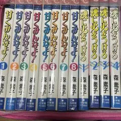 甘くみんなよ！＆魂に火をつけろ 全巻セット 森素子