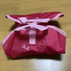 【非売品】キューピーマヨネーズ　折り畳みお弁当袋 ピンク キューピー