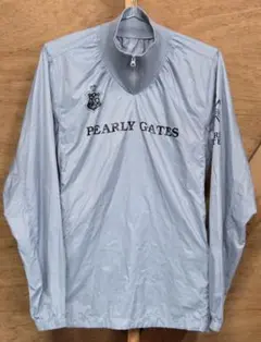 PEARLY GATES シルバー ハーフジップ ウインドブレーカー