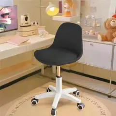 デスクチェア オフィスチェア パソコンチェア オフィススツール 椅子32*38黑