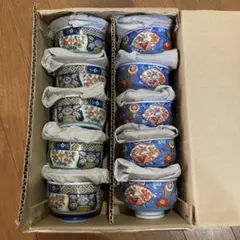 有田焼　錦牡丹　汲出　10個セット